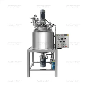 Small Vacuum Emulsifier Vacuum Homogenizer Emulsifier Cosmetic Lotion Production Equipment for Makeup Remover Lotions