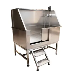 Eco-Friendly Stainless Steel Dog Grooming Bathtub with Pets Faucets Accessories for Pet Washing Station