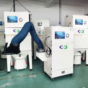 Large air Flow Pulse Jet Type Cleaning Industrial Dust Collector for Laser Cutting Machine Dust Extractor