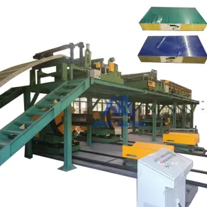 Construction Building Material Making Machinery PU Pir Continuous Sandwich Panel Machine Production Line