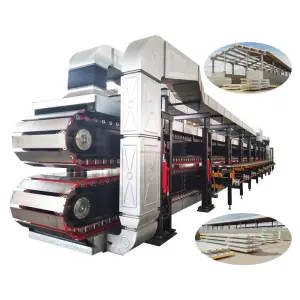 Pur Panel Machine Pu/rock Wool Sandwich Panel Board Production Line Used for Steel House Wall and Roof Board Making Machinery