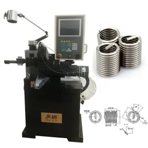 6 Axis M2 to M8 Tailed CNC Automatic Thread Insert Making Machine Screw Sleeve Machine Manufacturer