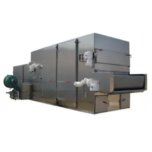 Conveyor Tunnel Dryer Ginger Spice Mesh Belt Dryer Cassava Chips Drying Machine