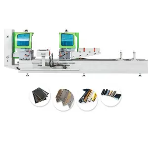 CNC Double Head Cutting Saw Machine 45 90 Degrees Aluminum Profile Doors and windows Automatic Machine Tool Equipment