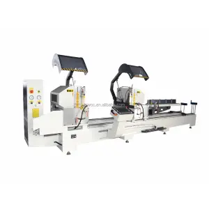 Design PVC Upvc Aluminium Profile Precise Double Head Mitre Cutting Saw Machining Two Heads Cutting Machine