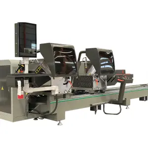 Automatic Window and Door Processing Double Head Aluminium Profile Miter Saw Cutting Machine