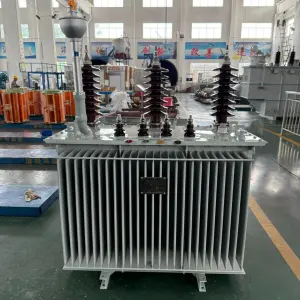 Oil-immersed Power Station Transformer With Certificate 33KV 200KVA Copper Three Phase Transformer Oil Cooling