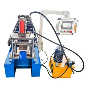 Color Steel Metal Anti Climb Palisade Fence Panel Cold Roll Forming Machine