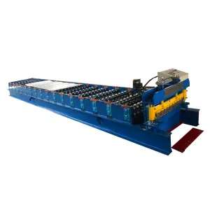 trapezoidal steel wall roof panel cold roll forming machine