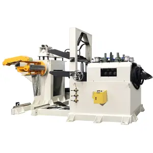 Automatic High Efficiency CE Certified Sheet Metal Uncoiling Straightening Machine 2 in 1 for Steel Coil Stamping