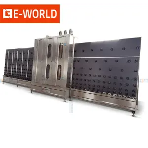 Smart Vertical Glass Cleaning Machine for Jumbo Architectural Glass Panels