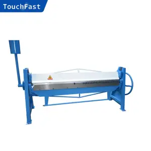 Touchfast Metal Sheet Bender and Segment Blade Manual Folding Machine,finger Pan Press Brake