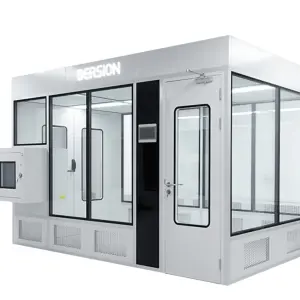 DERSION Modular Clean Room with Horizontal Laminar Air Flow Cabinet Air Shower Clean Equipment