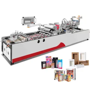 Fully Automatic Window Patching Machine with Corner Cutting & Creasing for Carton, Cardboard, Envelope & Tissue Boxes