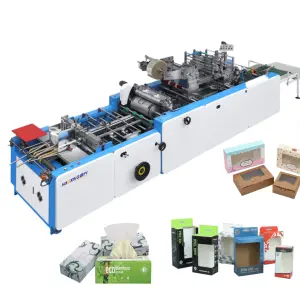 High-Speed V-Cut Creasing Window Patching Machine for Gift Cosmetic Food Paper Boxes Window