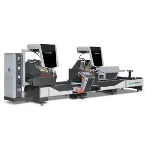 Double Head Miter Cutting Saw Machine for Aluminum and UPVC Window and Door Making Product Specialty