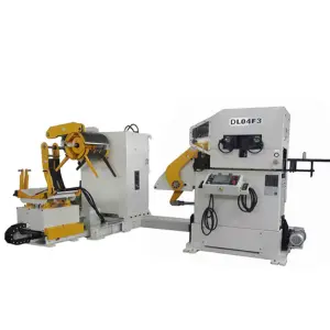 Auto Steel Sheet Metal Straightener Coil Feeder 3 in 1 Machine