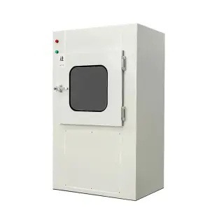 Stainless Steel Automatic Air Shower Pass Box Electronic Interlock Laboratory Transfer Box for Clean Room Paint AIR