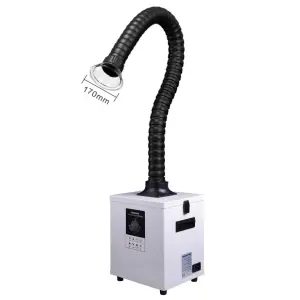 FES150 150W Co2 Laser Purifier Nail Dust Collector Welding Fume Extractor Soldering Smoke Absorber Air Cleaning Equipment