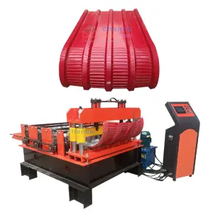 Hebei Liming Hydraulic Arch Camber Curving Roll Forming Machine Arched Roof Making Machine