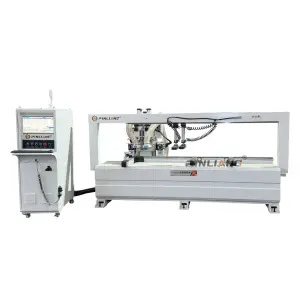PINLIANG Automatic Door Lock Machine CNC Door Hole Making Machine for Wood Door Drilling