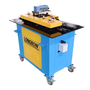 LC-12C Male and Female Pittsburgh Lock Forming Machine Angle 7 Function Lock Former Machine