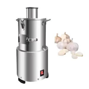 High Efficiency PLC-Controlled Electric Garlic Peeler Machine for Clove Separation and Peeling 220V/110V