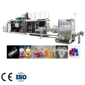 Fully Automatic Tilting Mould Hefty Industrial Plastic Cup Thermoforming Making Machine to Make Plastic Cups