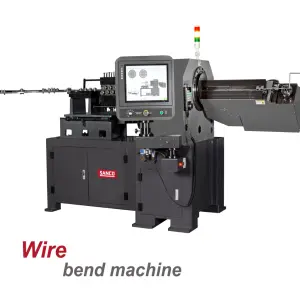 5 Axis 3D Fully Auto CNC Steel Metal Round Bar Wire Bending Forming Machine