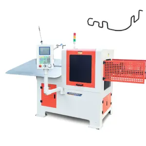 Profession Production ZX-3D-208 Model 2mm-8mm 3D Steel Wire Bending Machine Furniture Frame Bending Machine Forming