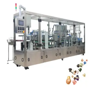 LT PACK Automatic Cup Pod Pods Powder Coffee Capsule Sealing Filling Machine Machines