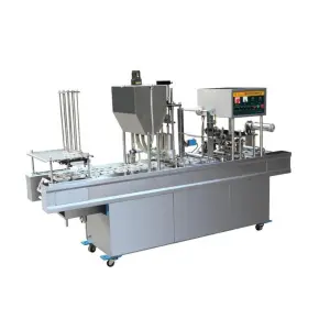 Cup Filling & Sealing Machine/ Milk Tea,yoghurt,honey Cup Filling Machine