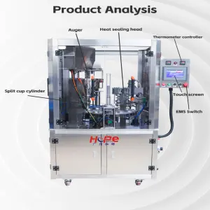 Automatic Coffee Capsule Filling and Sealing Machine Nespresso K-cup Coffee Pod Packing Machine Coffee Packing Machine