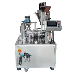 Coffee Powder Capsule Filling and Sealing Machine Automatic Nespresso Coffee K Cup Filling Packing Machine