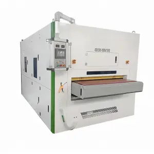 Wide Belt Sanding Polish Stainless Steel Sheet Metal Deburring Machine with Full Automatic