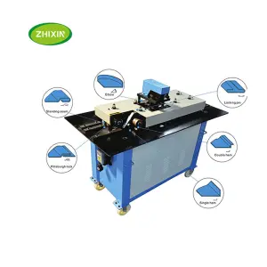 High Precision 1.2mm Galvanized Sheet Standing Seam Drive Cleat Acme Seam Pittsburgh Lock Forming Machine for Steel