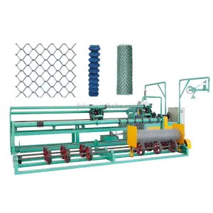 Fully Automatic Chain Link Fence Machine for Cyclone Weaving Residential Safety PLC High Efficiency Wire Mesh Making Equipment