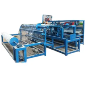 Automatic Chain Link(Diamond Mesh)fence Net Welding Machine-Chain Link Machine and Production Line