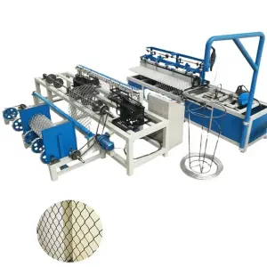 Electric Razer Blade Barbed Wire Machine Full Automatic Field Chain Link Wire Mesh Fence Making Machine