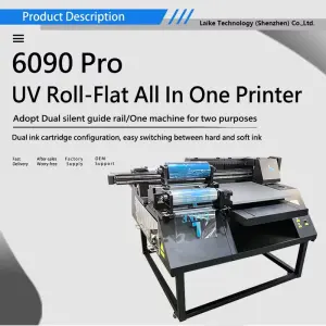 Epson Printing UV DTF Printer Machine Printing 6090 Pro Model with Automatic Laminator