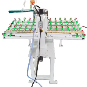 Single-Head Hand-Pushed Glass Edging Machine with PLC Special Equipment for Grinding Glass Before Tempering