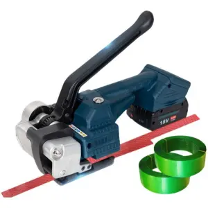 Multi Function Plastic Melting Electric Battery Strapping Tool Handheld Belt Strapping Machine
