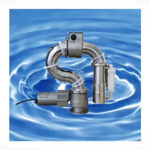 Smart Remote-Controlled Stainless Steel Water Cannon with High-Pressure Spray Gun Machinery & Industrial Equipment