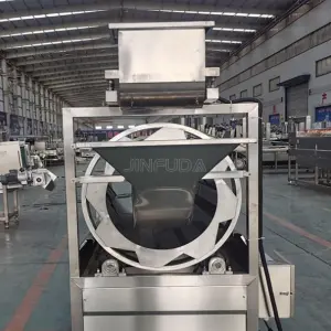 Groundnut Mushroom Nut Popcorn Chicken Seasoning Processing Machines Continuous Seasoning Machine