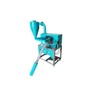 Nut Flour Mill Mini Powder Grinder Vertical Type Stagewise Grain Spice Mill Pulverizer 2 Hammer Pulverizer Machine for Spices
