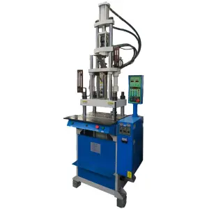 Automatic AC Electric Plug USB Plug Plastic Vertical Injection Molding Machine