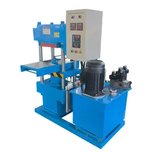 1000 Heating Plate Rubber Products Flat Oil Pressure Molding Machine PLC Controlled Motor Pump Automatic Vulcanizing Machine