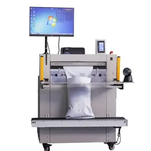 High Efficiency Automatic Express Mailing Bag Packing and Labeling Machine