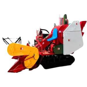 25HP Small Rice Harvester Pedestrian Combined Harvesting Rice and Wheat Machine