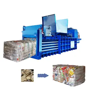 Full Auto Baling Machine/hydraulic Carton Compress Baler Machine Made in